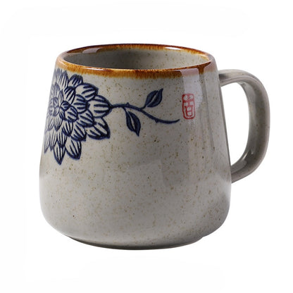 Unique Japanese Retro Style Cup Ceramic Mug