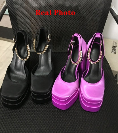 Sexy Thick High Heel Platform Women Shoes