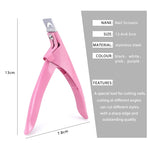 Professional Nail Art Clipper False Tips Edge Cutters Stainless Steel Nail Art Tools