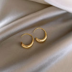 Gold Chunky Hoop Earring Gold Filled Hypoallergenic Earrings