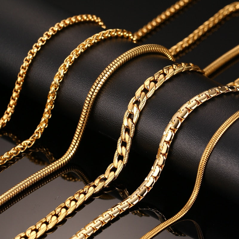 gold chain necklaces