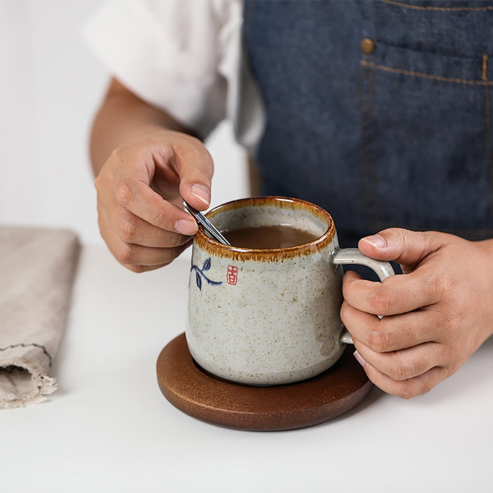 Unique Japanese Retro Style Cup Ceramic Mug