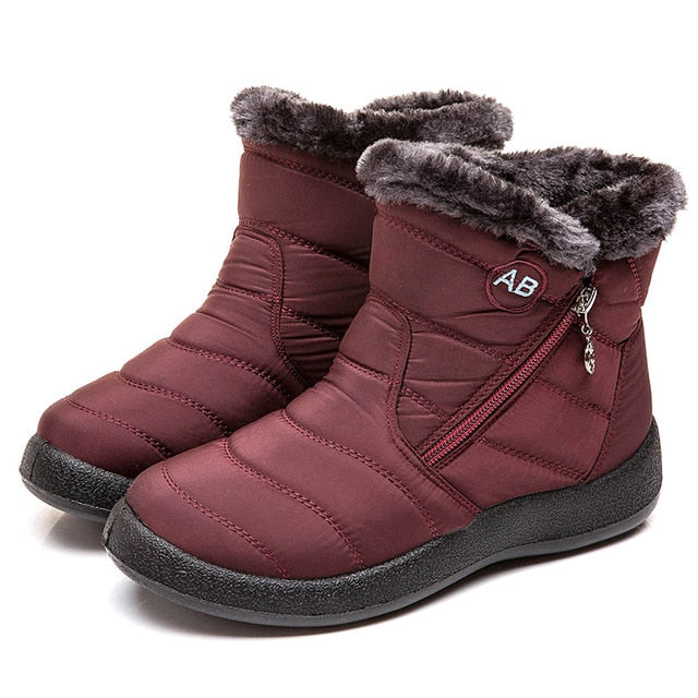 Casual Waterproof Lightweight Winter Boots For Women