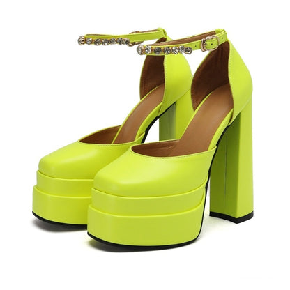 Sexy Thick High Heel Platform Women Shoes