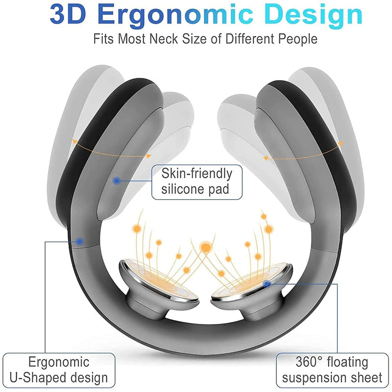 Neck Massager Electric Pain Relief Tool