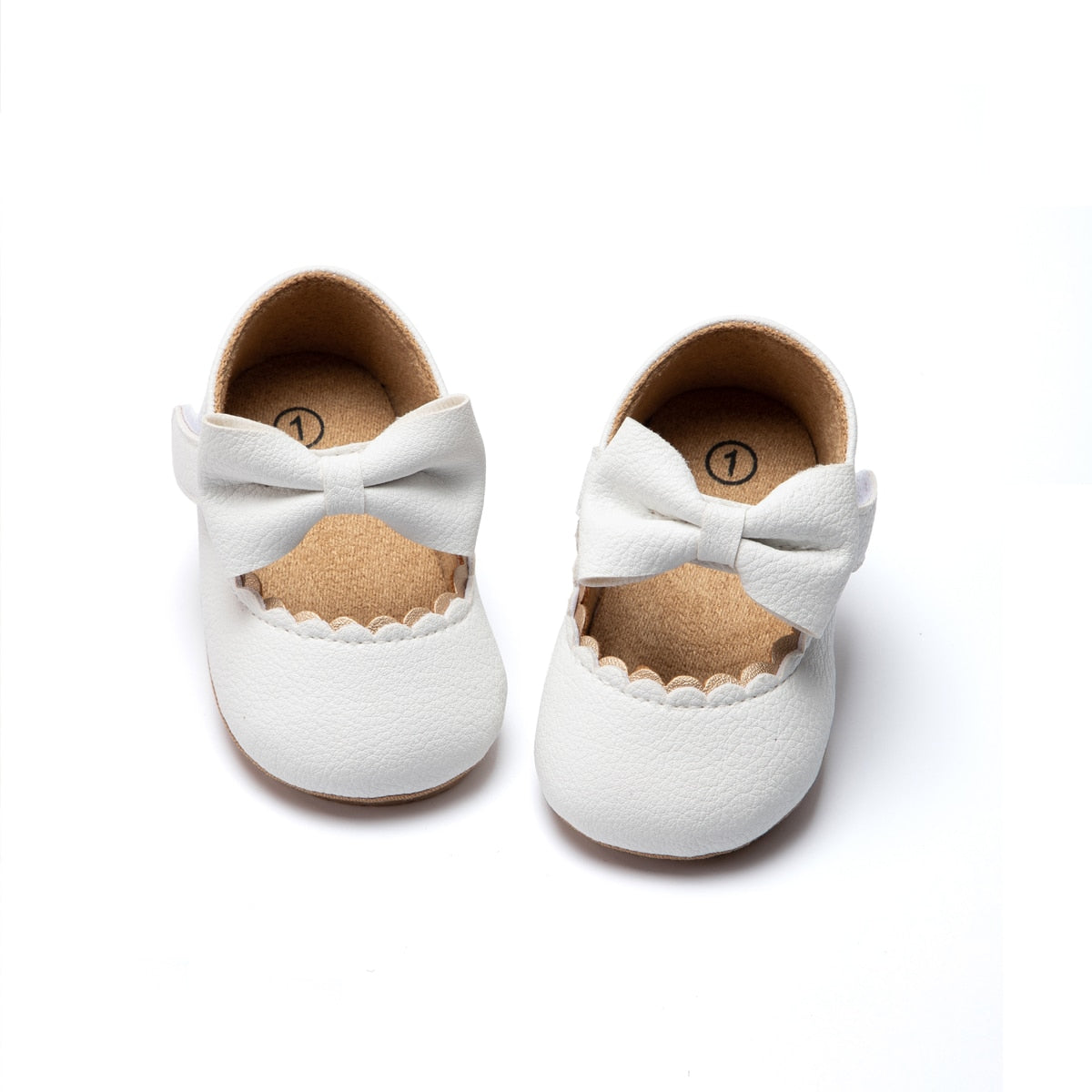 PU Leather Baby Girls Princess Shoes