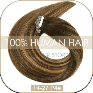 Hair Extensions Human hair Straight Natural