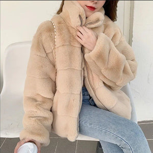 Warm Coat Plush Jacket Winter Artificial Fur Jacket