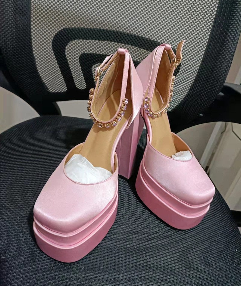 Sexy Thick High Heel Platform Women Shoes