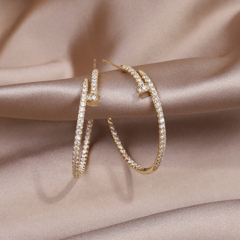 Zircon Adjustable Ring Women 14K Gold Plated Elegant Casual Fashion Jewelry Gift