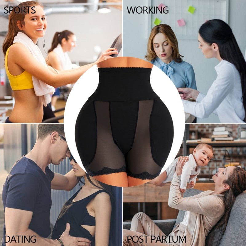 Hip Pads for Women Shape-wear, Padded Hip Enhancer, Butt Shaper, Tummy Control Underwear