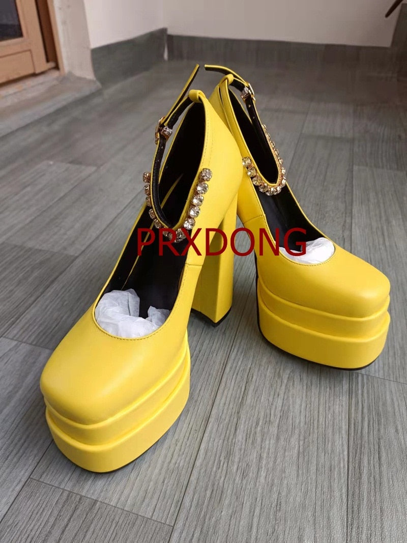 Sexy Thick High Heel Platform Women Shoes