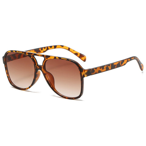 Oversized Vintage Aviation Sunglasses Women Big Frame Retro UV400 Casual Fashion Eyewear