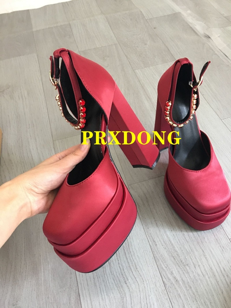 Sexy Thick High Heel Platform Women Shoes