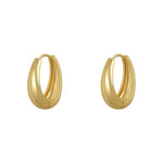 Gold Chunky Hoop Earring Gold Filled Hypoallergenic Earrings