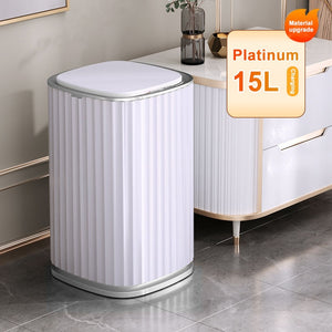 Touchless Trash Can, Open and Close Without Touch Smart Sensor Garbage Can
