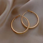 Gold Chunky Hoop Earring Gold Filled Hypoallergenic Earrings