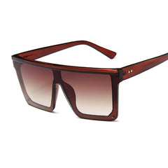 Vintage Luxury Brand Square Sunglasses