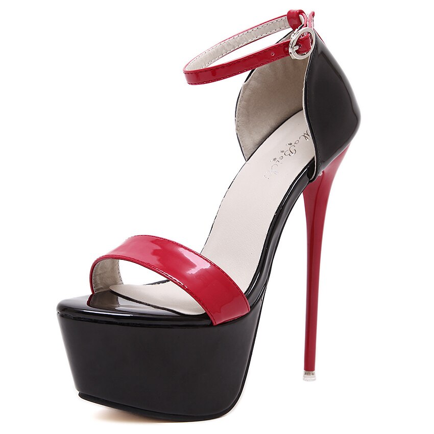 High Heels Open Toe Plus Size Sandals Women's Platform Stiletto Shoes