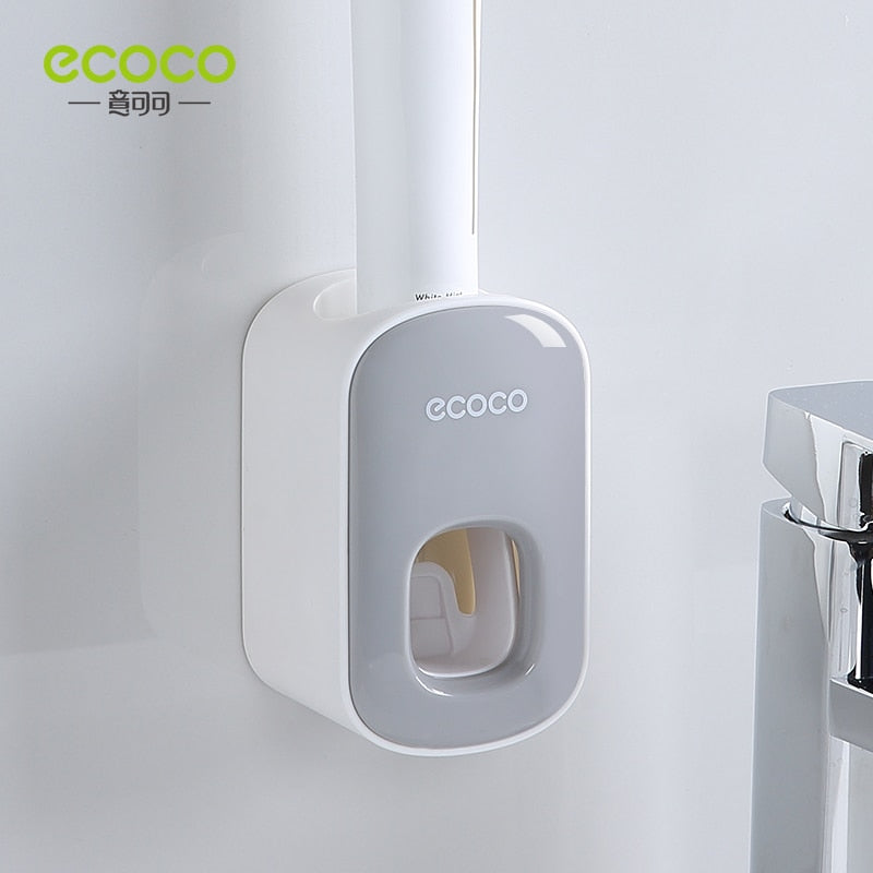 Wall Mount Toothpaste Dispenser Bathroom Squeezer Automatic Organizer Home Accessory