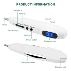 Electronic Acupuncture Pen USB Electric Laser Therapy Pain Relief