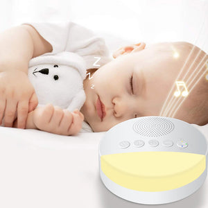 White Noise Machine for Sleeping Spa Sound Machine for Babies and Adults & Night Light Rechargeable