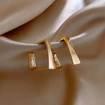 Gold Chunky Hoop Earring Gold Filled Hypoallergenic Earrings