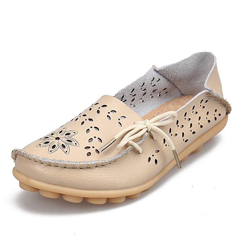 Genuine Leather Woman Loafer Shoes