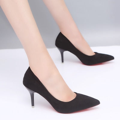 Women's Pumps Pointed Toe High Heel Office Shoes