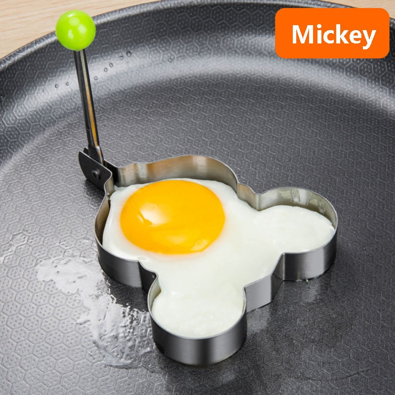 Stainless Steel Fried Egg Molds Pancake Molds Non Stick for Griddle Pan Frying