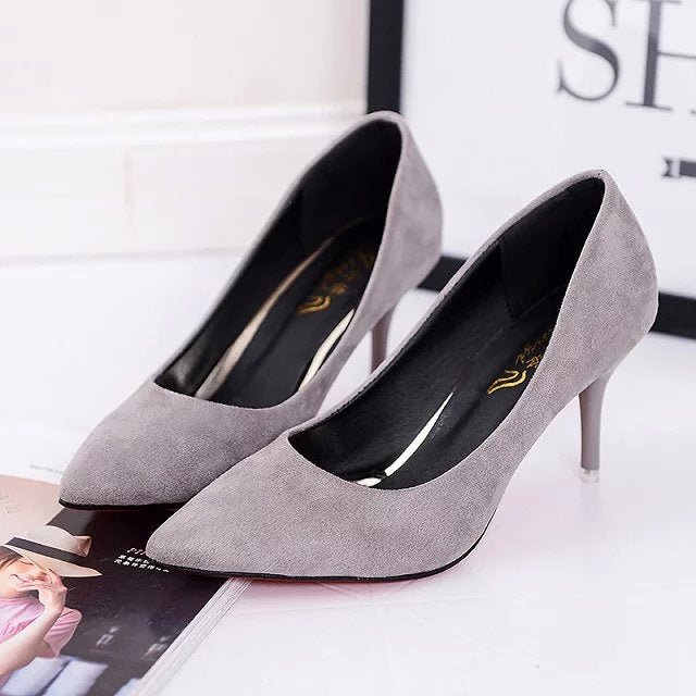 Pointed Toe High Heel Pumps Women Elegant Office Casual Everyday Fashion Shoes