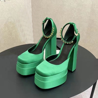 Sexy Thick High Heel Platform Women Shoes