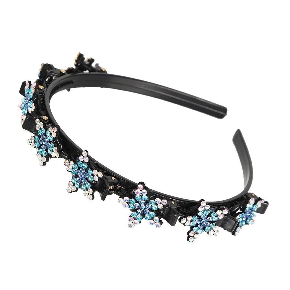 Pearl Headband Women Non-Slip Hoop Claw Clip Elegant Casual Everyday Fashion Hair Accessory