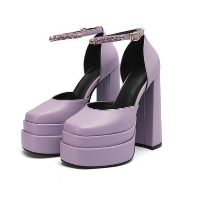 Sexy Thick High Heel Platform Women Shoes