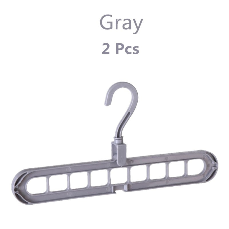 Multi Clothes Hanger Rack Folding Hook Space Saving Closet Wardrobe Organizer Home Accessory