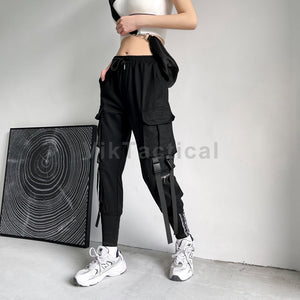 Cargo Pants Fashion Pockets Jogger Trousers for Women