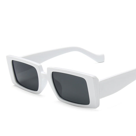 Retro Square Sunglasses Unisex Trendy Small Rectangle Vintage Casual Everyday Fashion Eyewear