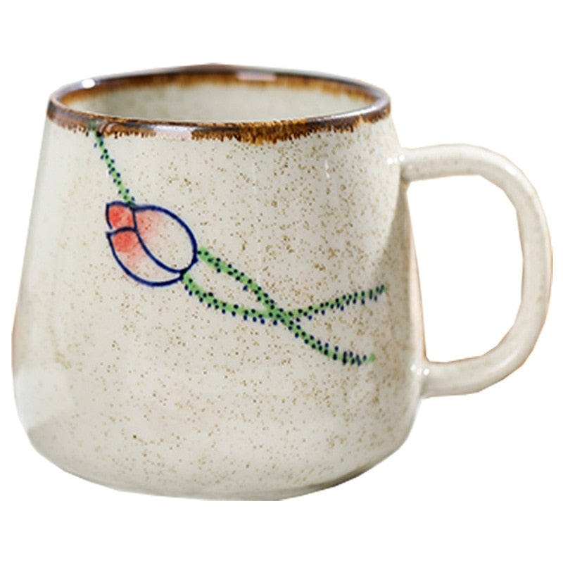 Unique Japanese Retro Style Cup Ceramic Mug