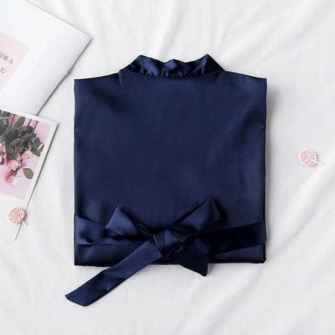 Bride Bridesmaid Robe Women Wedding Bathrobe Sleepwear Casual Loungewear Fashion Gift