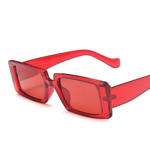 Retro Square Sun Glasses Trendy Small Rectangle Sunglasses Women & Men