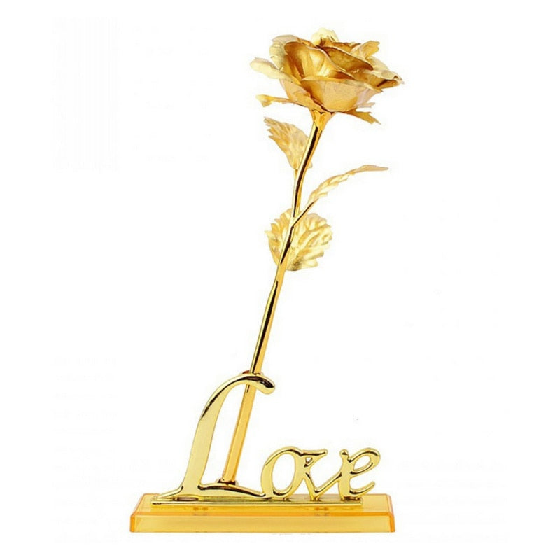 Gold Rose Valentine's Day Mother's Day Wedding Gift