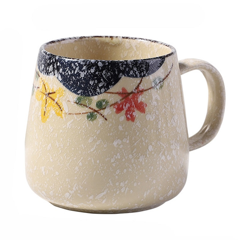 Unique Japanese Retro Style Cup Ceramic Mug