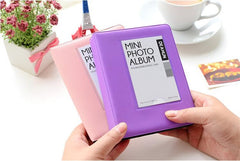 64 Sleeves/Pockets Mini Instant Photo Album Picture Case Mini Polaroid Photo Album