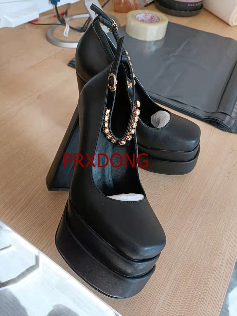 Sexy Thick High Heel Platform Women Shoes