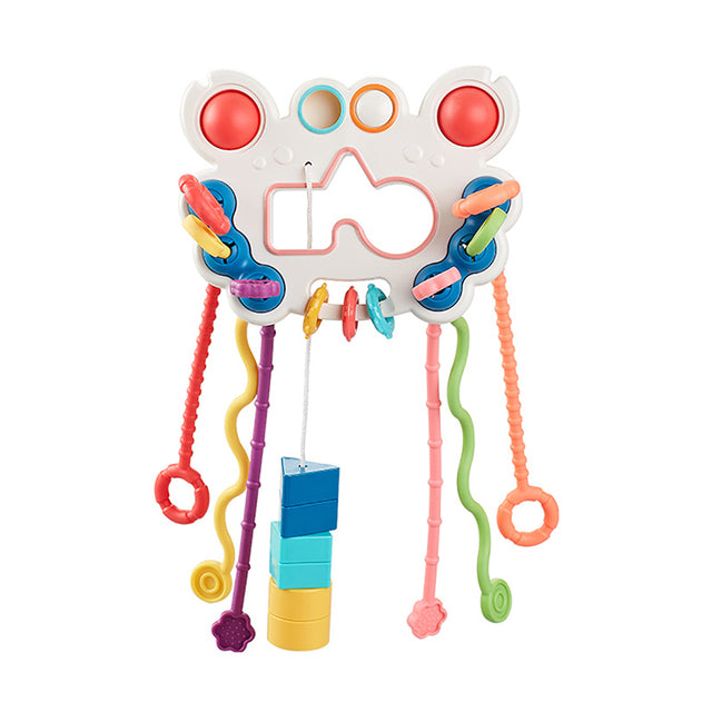Montessori Sensory Toys for 1, 2 & 3 Year Olds Sensory Toys for Toddlers Pull String Activity Toy Developing Good Motor Skills
