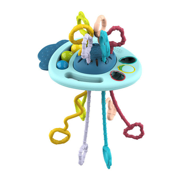 Montessori Sensory Toys for 1, 2 & 3 Year Olds Sensory Toys for Toddlers Pull String Activity Toy Developing Good Motor Skills