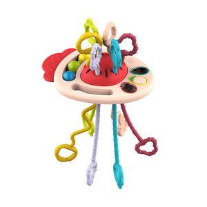 Montessori Sensory Toys for 1, 2 & 3 Year Olds Sensory Toys for Toddlers Pull String Activity Toy Developing Good Motor Skills