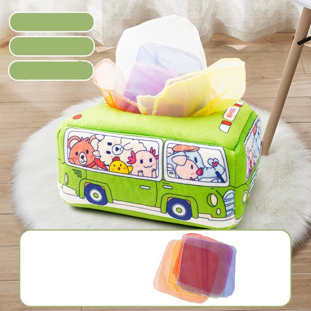 Montessori Tissue Box Toy Baby Magic Educational Learning Activity Sensory Skill Kids Gift