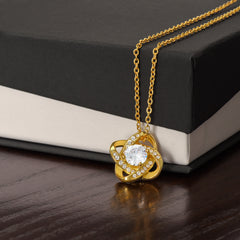 Mother to Daughter Gift Necklace, With Message Card, Hand Made Gold Jewelry For Daughters Birthday Gift