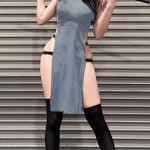 Sexy High Slit Dress Cosplay Split Japanese Dress
